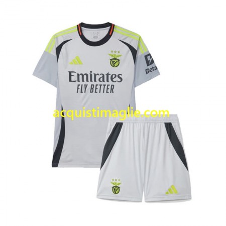 Divisa di Calcio Benfica Bambino Terza 2024/2025